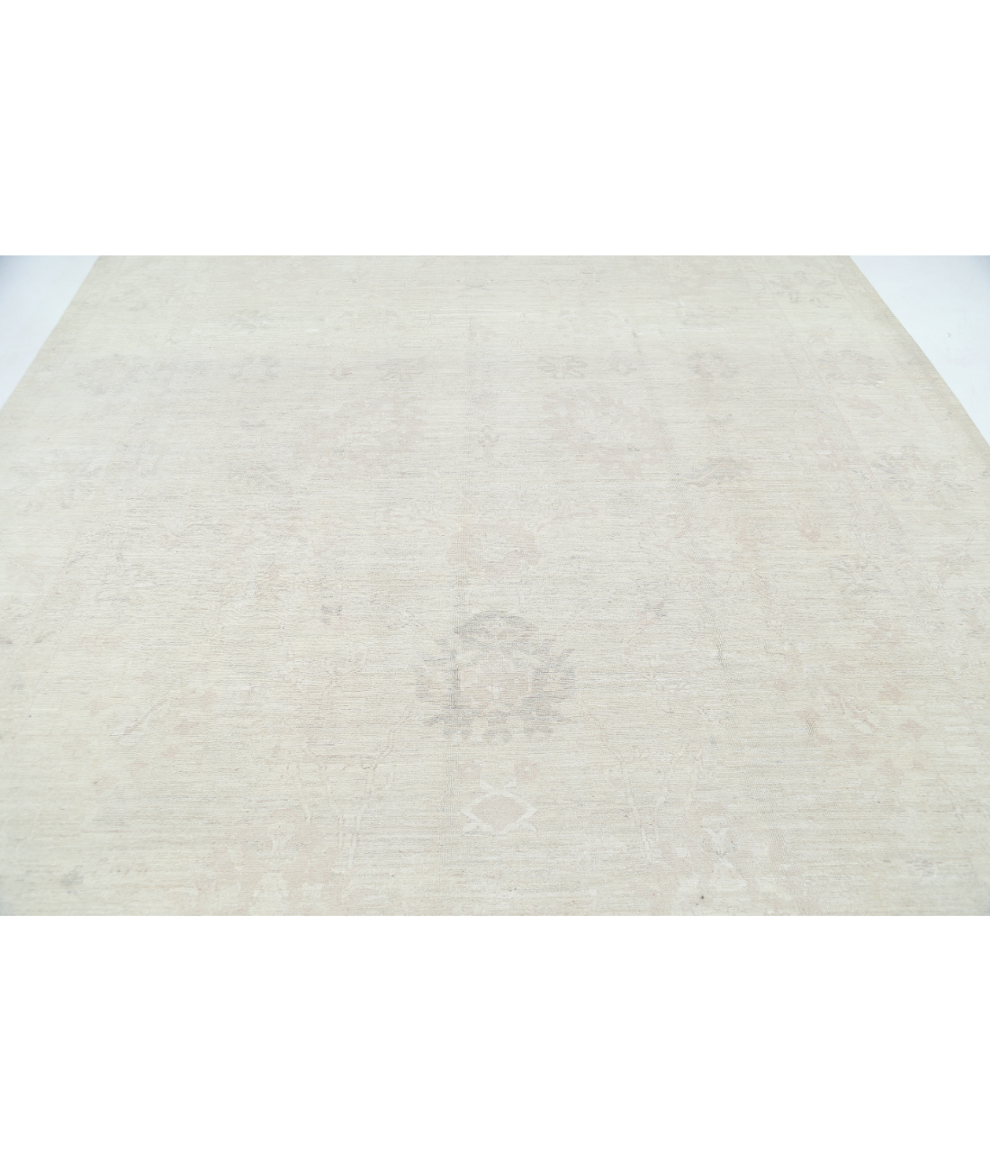 Hand Knotted Serenity Wool Rug 9' 0" X 11' 9" 9' 0" X 11' 9" (274 X 358) / Ivory / Ivory