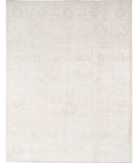 Hand Knotted Serenity Wool Rug 9' 0" X 11' 9" 9' 0" X 11' 9" (274 X 358) / Ivory / Ivory