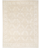 Hand Knotted Serenity Wool Rug 9' 10" X 13' 4" 9' 10" X 13' 4" (300 X 406) / Brown / Ivory