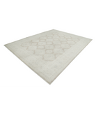 Hand Knotted Serenity Wool Rug 8' 9" X 11' 4" 8' 9" X 11' 4" (267 X 345) / Brown / Ivory