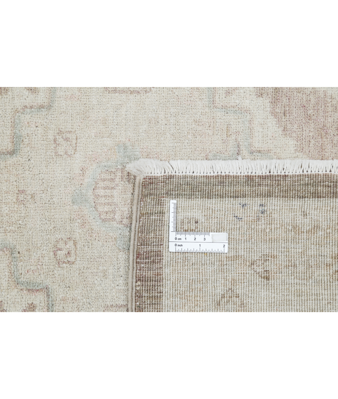 Hand Knotted Serenity Wool Rug 8' 9" X 11' 4" 8' 9" X 11' 4" (267 X 345) / Brown / Ivory