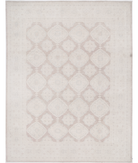 Hand Knotted Serenity Wool Rug 8' 9" X 11' 4" 8' 9" X 11' 4" (267 X 345) / Brown / Ivory