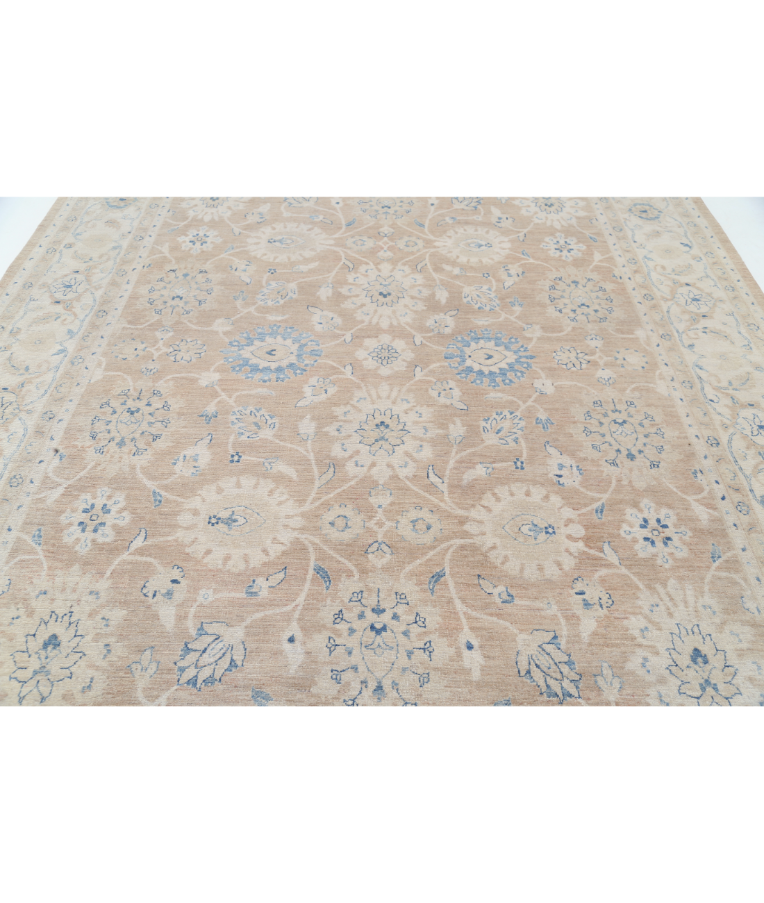 Hand Knotted Serenity Wool Rug 8' 9" X 11' 8" 8' 9" X 11' 8" (267 X 356) / Brown / Ivory