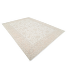 Hand Knotted Serenity Wool Rug 8' 7" X 11' 9" 8' 7" X 11' 9" (262 X 358) / Ivory / Brown