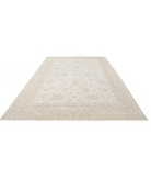 Hand Knotted Serenity Wool Rug 8' 7" X 11' 9" 8' 7" X 11' 9" (262 X 358) / Ivory / Brown