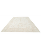 Hand Knotted Serenity Wool Rug 9' 9" X 14' 2" 9' 9" X 14' 2" (297 X 432) / Ivory / Grey