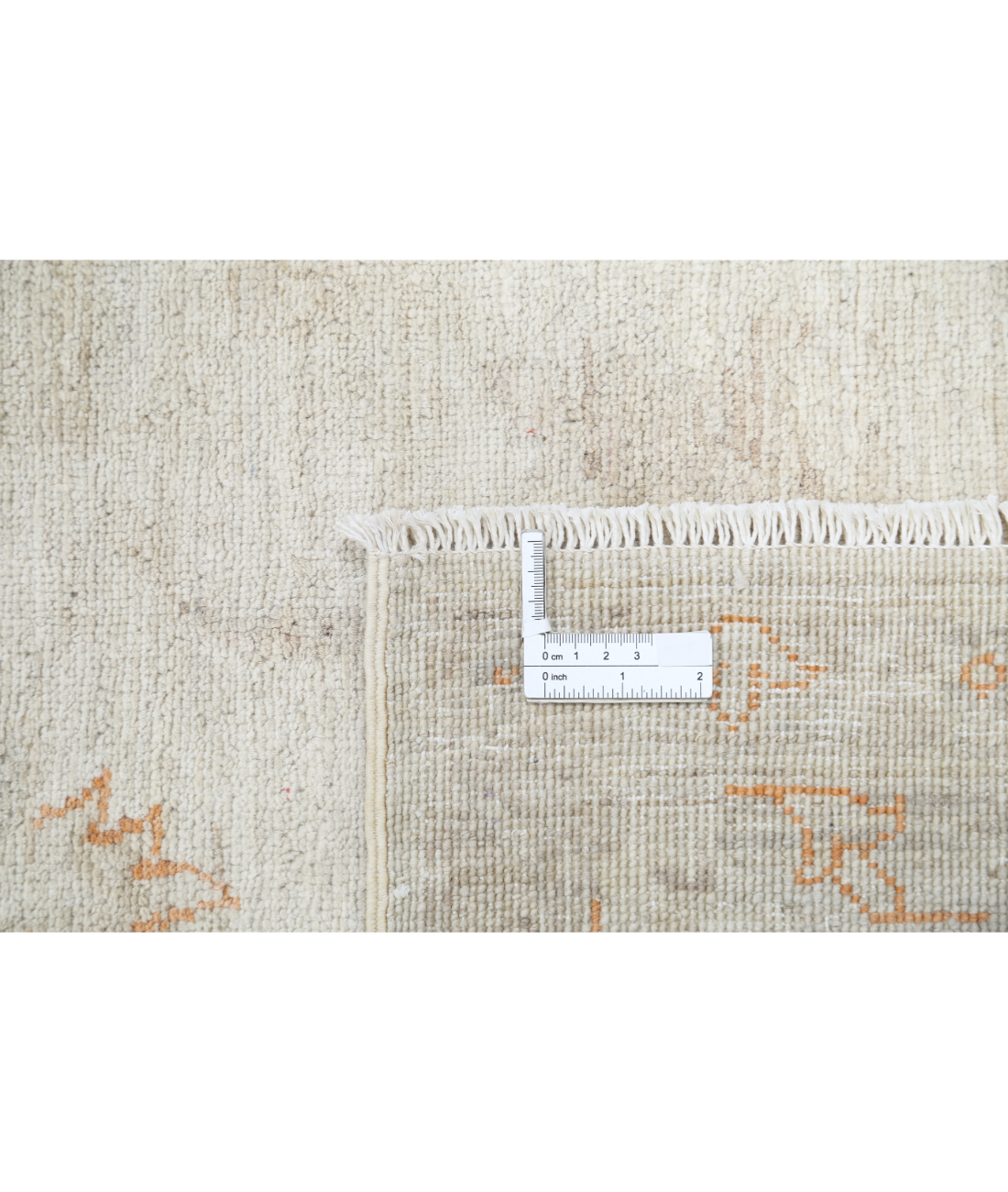 Hand Knotted Serenity Wool Rug 9' 9" X 14' 2" 9' 9" X 14' 2" (297 X 432) / Ivory / Grey