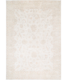 Hand Knotted Serenity Wool Rug 9' 9" X 14' 2" 9' 9" X 14' 2" (297 X 432) / Ivory / Grey