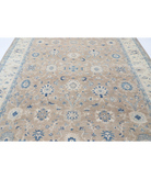 Hand Knotted Serenity Wool Rug 8' 3" X 11' 4" 8' 3" X 11' 4" (251 X 345) / Brown / Ivory