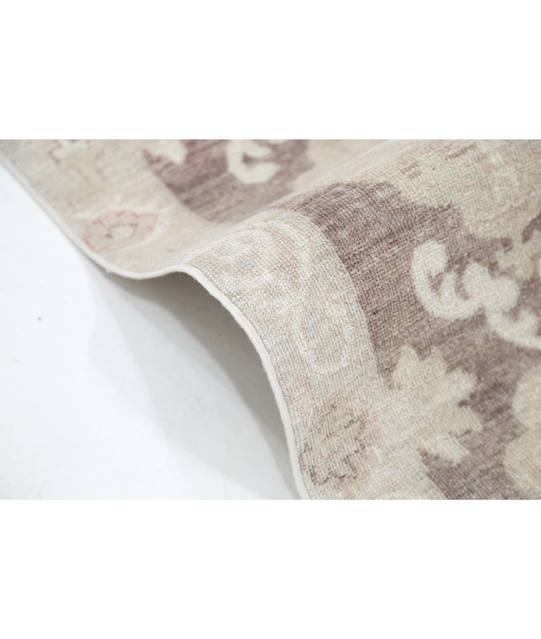 Hand Knotted Serenity Wool Rug 10' 2" X 13' 10" 10' 2" X 13' 10" (310 X 422) / Beige / Brown