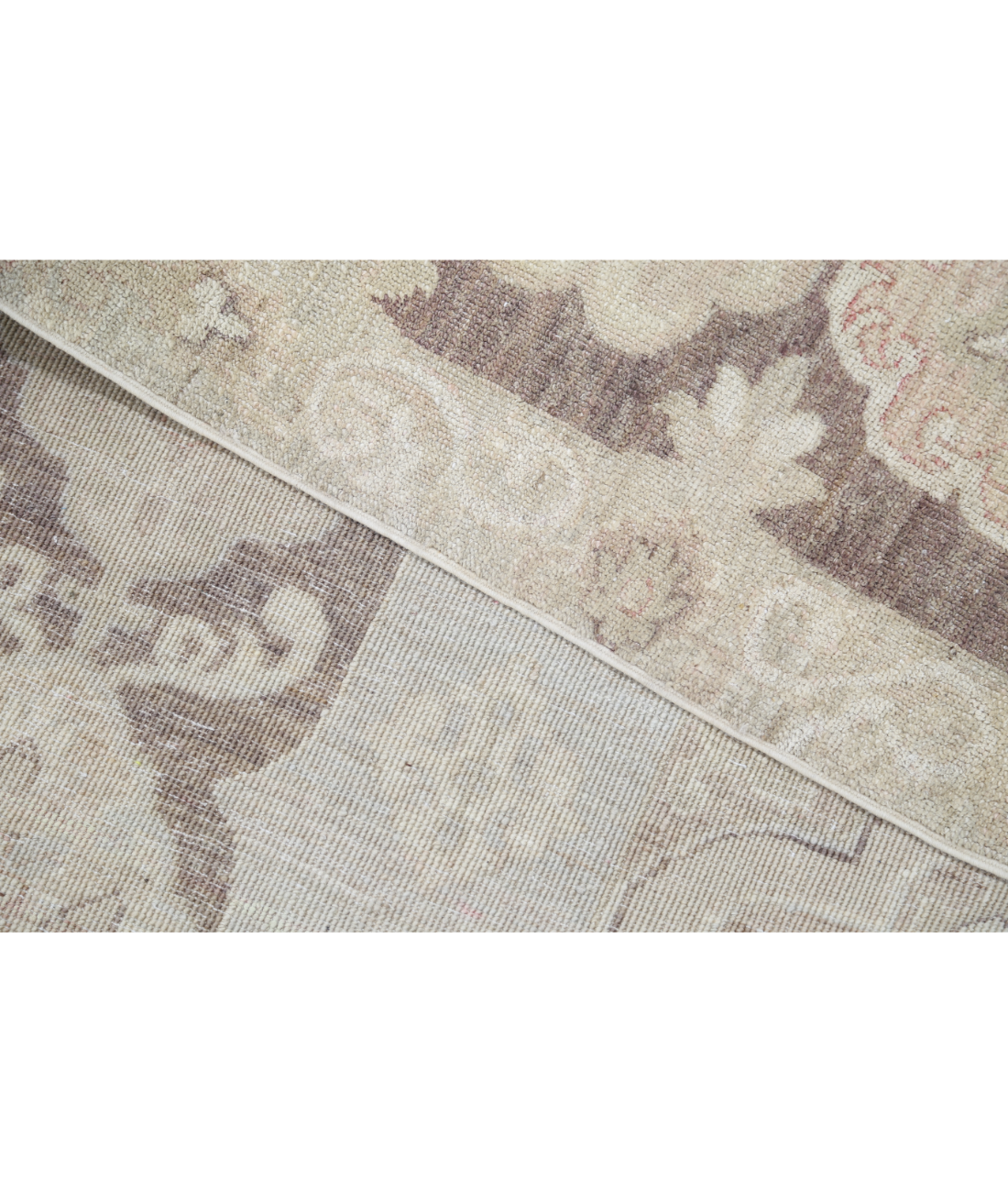 Hand Knotted Serenity Wool Rug 10' 2" X 13' 10" 10' 2" X 13' 10" (310 X 422) / Beige / Brown