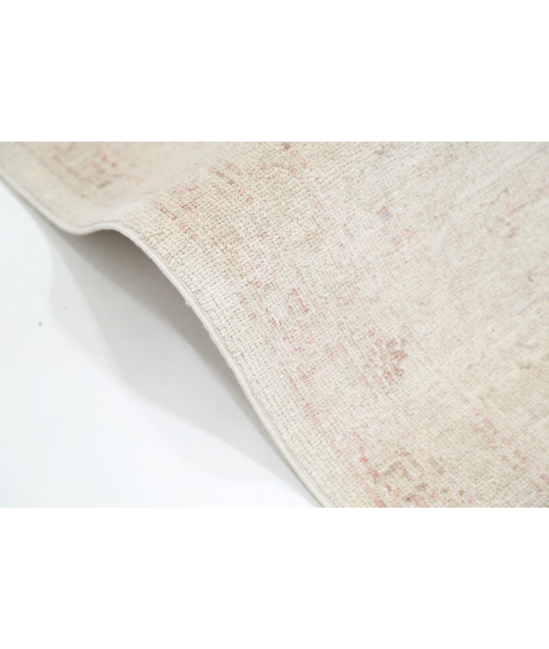 Hand Knotted Serenity Wool Rug 9' 1" X 11' 11" 9' 1" X 11' 11" (277 X 363) / Beige / Pink