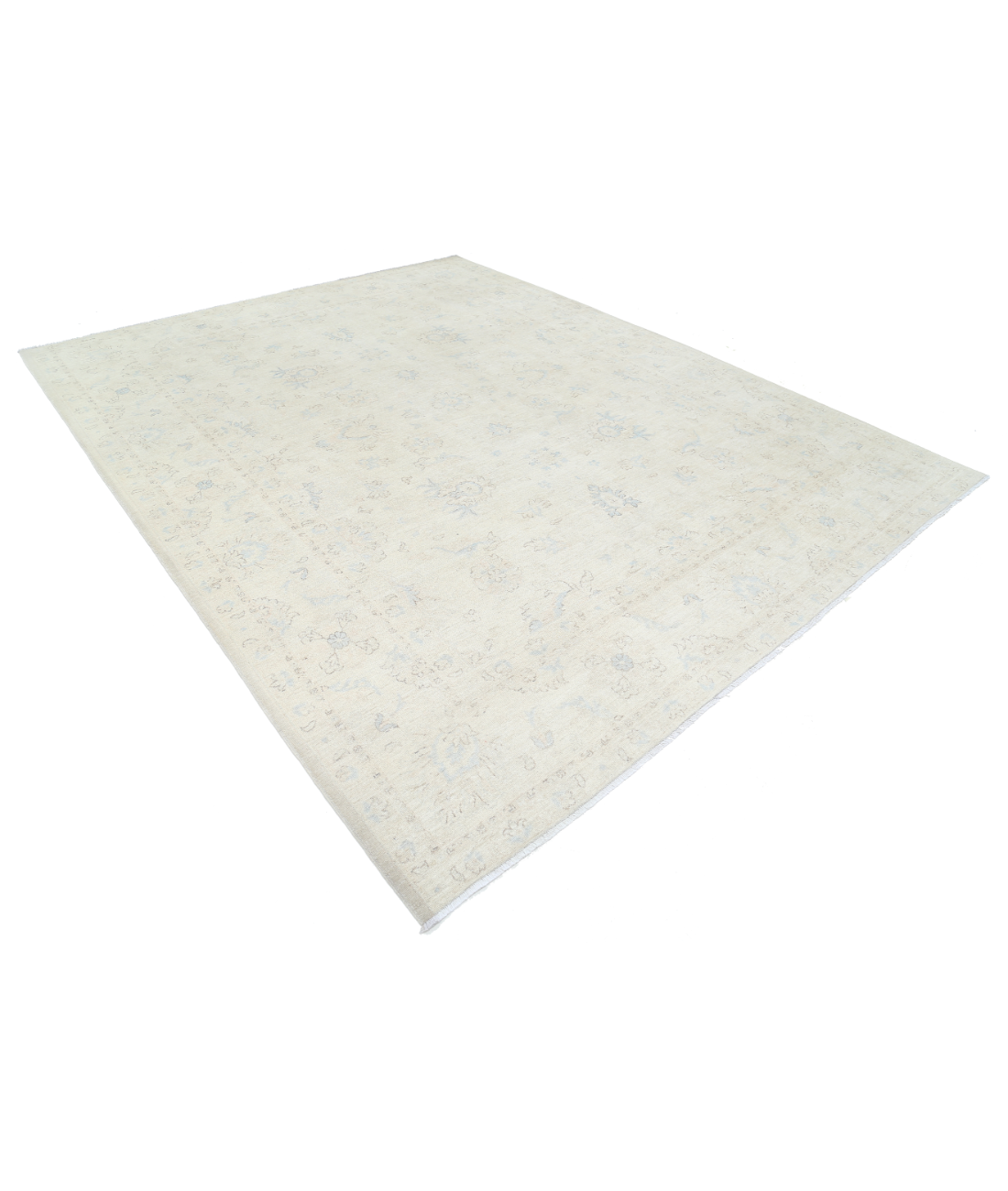 Hand Knotted Serenity Wool Rug 8' 11" X 11' 4" 8' 11" X 11' 4" (272 X 345) / Ivory / Ivory
