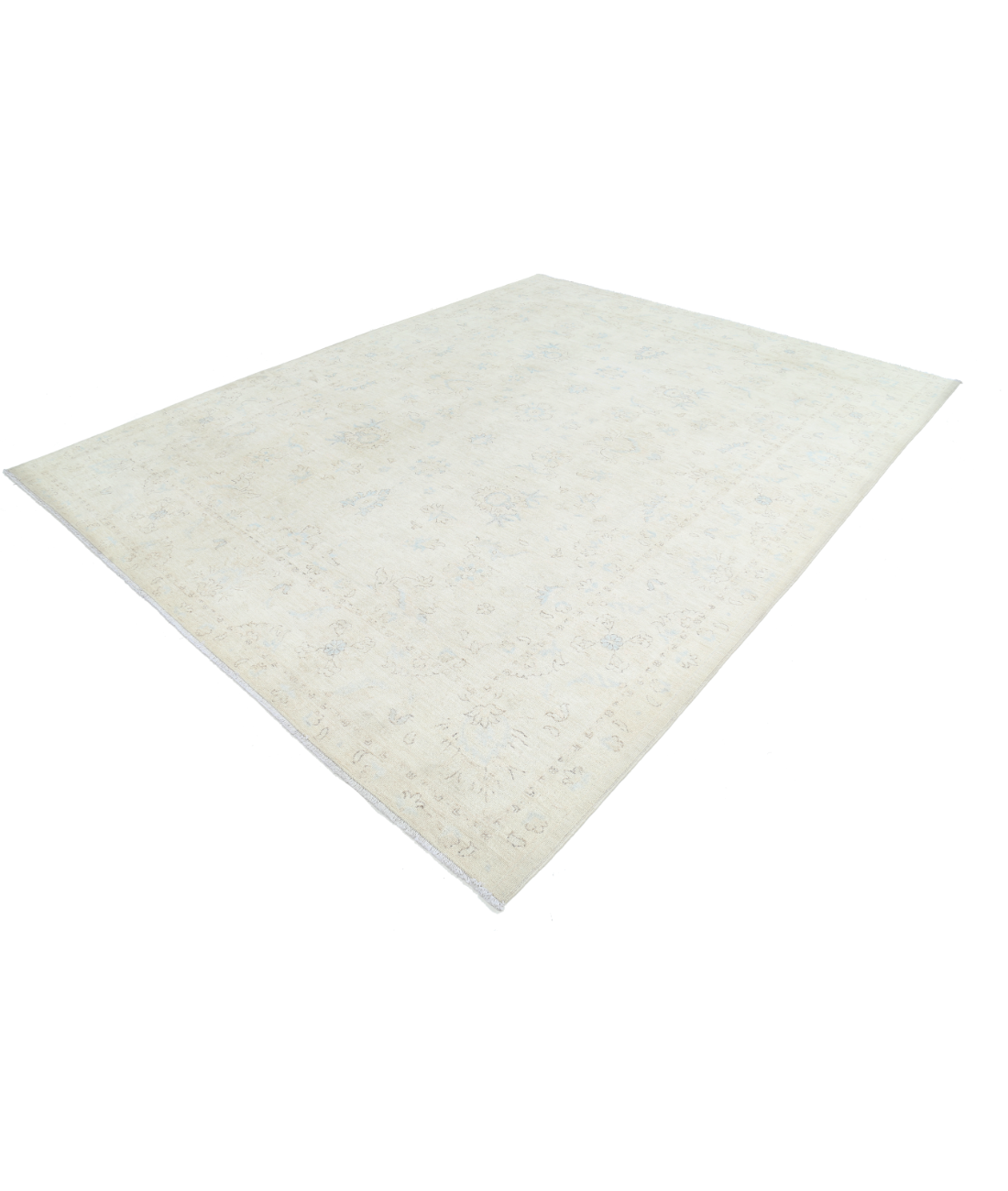 Hand Knotted Serenity Wool Rug 8' 11" X 11' 4" 8' 11" X 11' 4" (272 X 345) / Ivory / Ivory