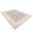 Hand Knotted Serenity Wool Rug 9' 0" X 11' 9" 9' 0" X 11' 9" (274 X 358) / Brown / Ivory
