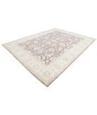 Hand Knotted Serenity Wool Rug 9' 0" X 11' 9" 9' 0" X 11' 9" (274 X 358) / Brown / Ivory