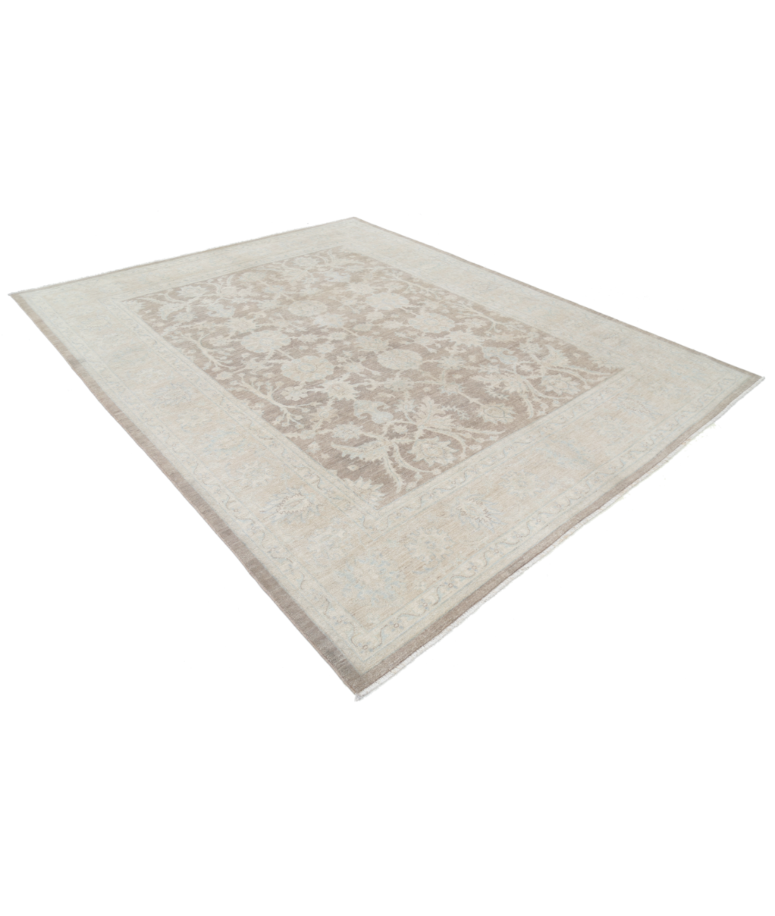 Hand Knotted Serenity Wool Rug 8' 0" X 10' 0" 8' 0" X 10' 0" (244 X 305) / Brown / Brown