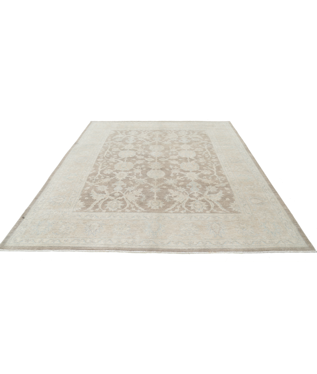 Hand Knotted Serenity Wool Rug 8' 0" X 10' 0" 8' 0" X 10' 0" (244 X 305) / Brown / Brown