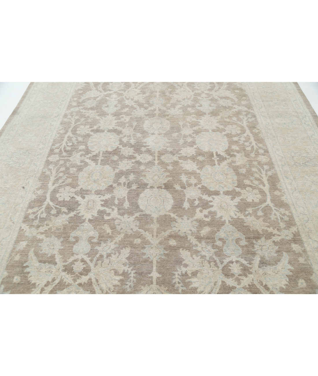Hand Knotted Serenity Wool Rug 8' 0" X 10' 0" 8' 0" X 10' 0" (244 X 305) / Brown / Brown