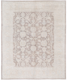 Hand Knotted Serenity Wool Rug 8' 0" X 10' 0" 8' 0" X 10' 0" (244 X 305) / Brown / Brown