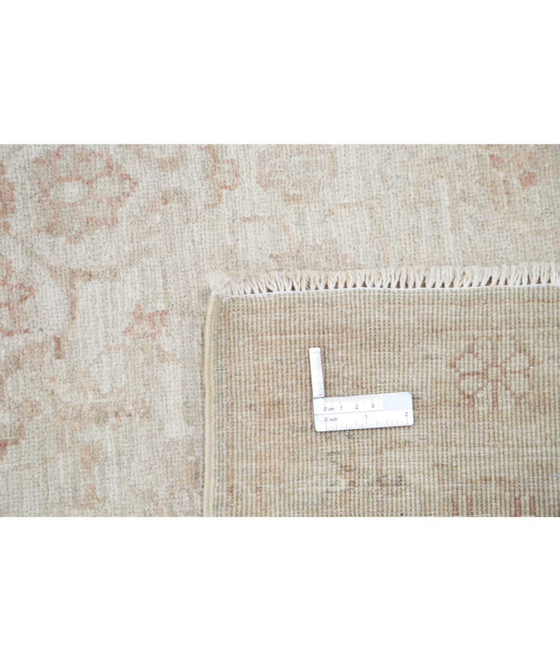 Hand Knotted Serenity Wool Rug 8' 7" X 11' 8" 8' 7" X 11' 8" (262 X 356) / Brown / Ivory
