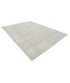 Hand Knotted Serenity Wool Rug 8' 10" X 12' 2" 8' 10" X 12' 2" (269 X 371) / Grey / Ivory