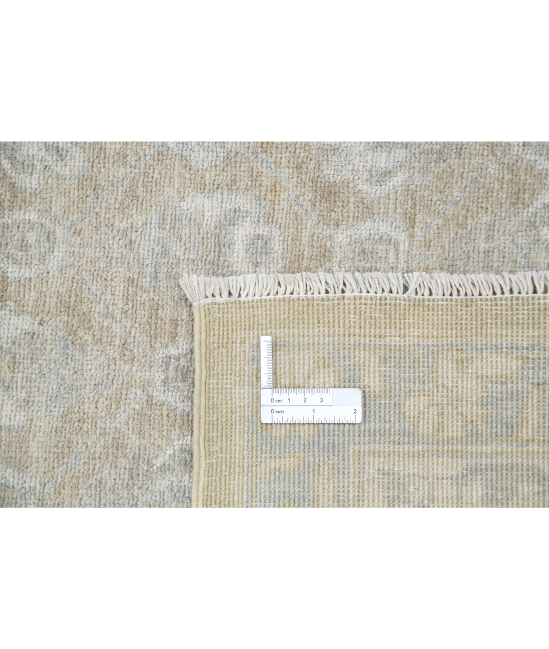 Hand Knotted Serenity Wool Rug 8' 10" X 12' 2" 8' 10" X 12' 2" (269 X 371) / Grey / Ivory