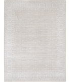 Hand Knotted Serenity Wool Rug 8' 10" X 12' 2" 8' 10" X 12' 2" (269 X 371) / Grey / Ivory