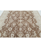 Hand Knotted Serenity Wool Rug 7' 11" X 9' 6" 7' 11" X 9' 6" (241 X 290) / Brown / Ivory