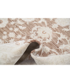 Hand Knotted Serenity Wool Rug 7' 11" X 9' 6" 7' 11" X 9' 6" (241 X 290) / Brown / Ivory
