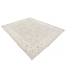 Hand Knotted Serenity Wool Rug 8' 0" X 9' 11" 8' 0" X 9' 11" (244 X 302) / Brown / Ivory