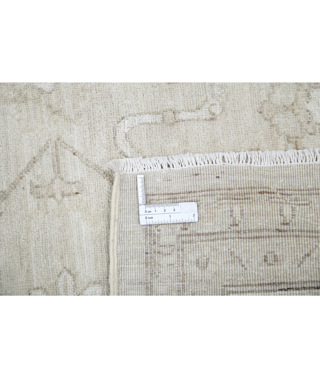Hand Knotted Serenity Wool Rug 8' 2" X 9' 7" 8' 2" X 9' 7" (249 X 292) / Brown / Ivory