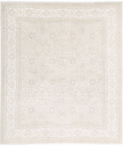 Hand Knotted Serenity Wool Rug 8' 2" X 9' 7" 8' 2" X 9' 7" (249 X 292) / Brown / Ivory