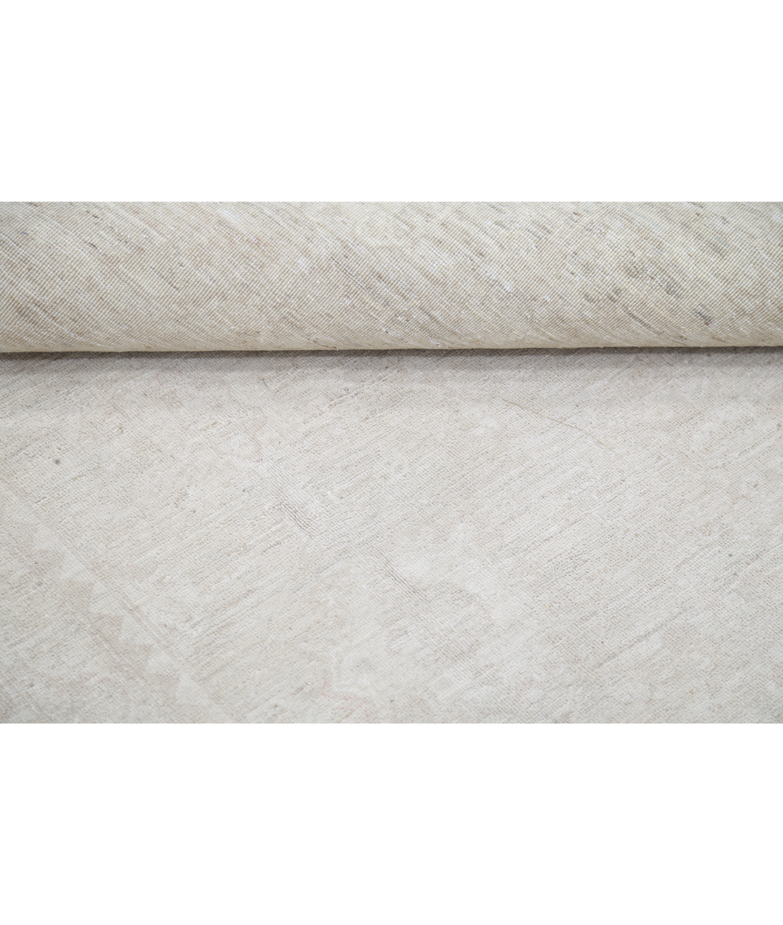 Hand Knotted Serenity Wool Rug 8' 9" X 11' 9" 8' 9" X 11' 9" (267 X 358) / Ivory / Ivory