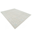Hand Knotted Serenity Wool Rug 9' 1" X 11' 5" 9' 1" X 11' 5" (277 X 348) / Brown / Ivory