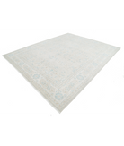 Hand Knotted Serenity Wool Rug 9' 1" X 11' 5" 9' 1" X 11' 5" (277 X 348) / Brown / Ivory
