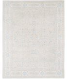 Hand Knotted Serenity Wool Rug 9' 1" X 11' 5" 9' 1" X 11' 5" (277 X 348) / Brown / Ivory