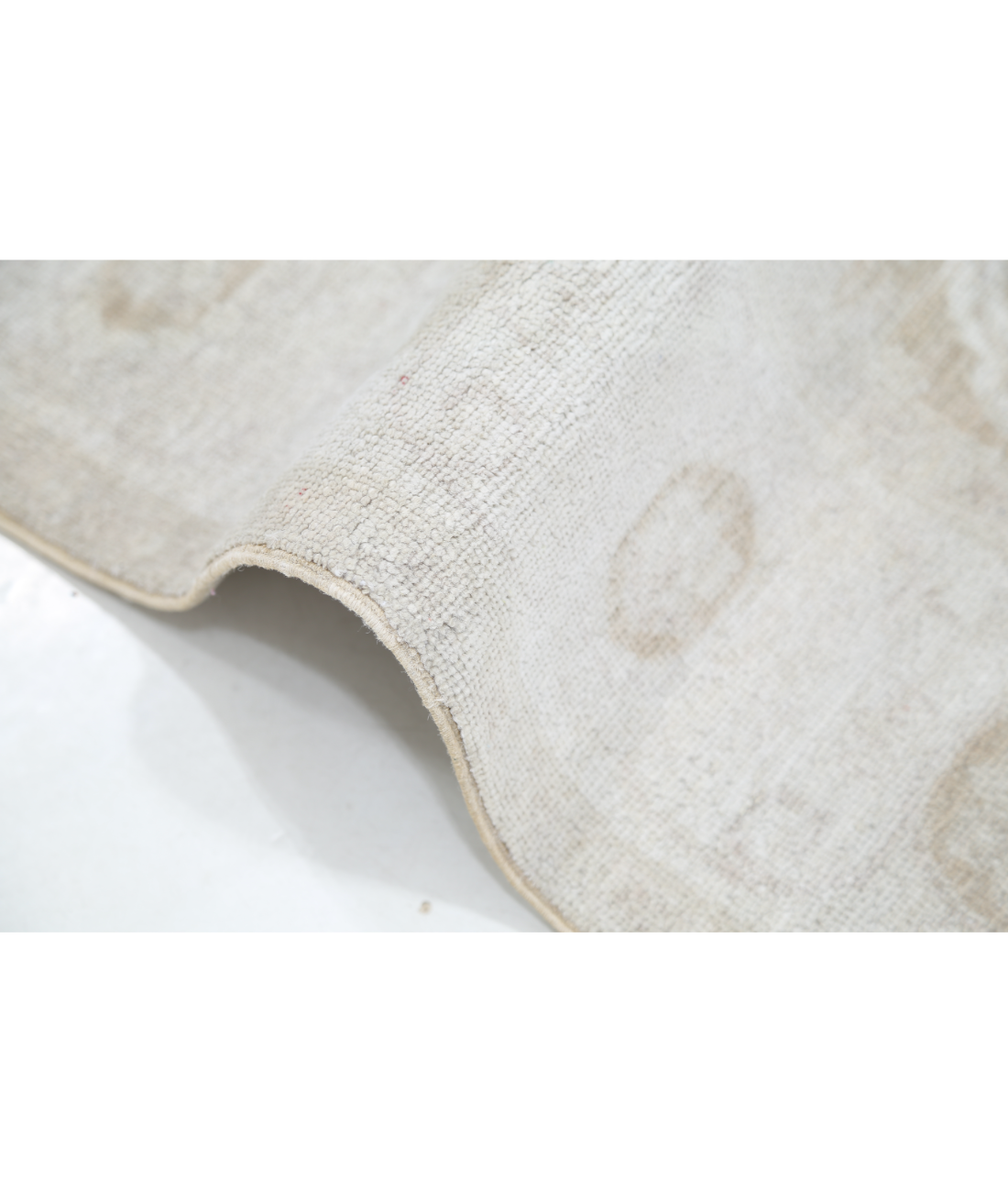 Hand Knotted Serenity Wool Rug 4' 9" X 12' 0" 4' 9" X 12' 0" (145 X 366) / Brown / Ivory
