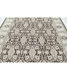Hand Knotted Serenity Wool Rug 7' 10" X 9' 11" 7' 10" X 9' 11" (239 X 302) / Brown / Ivory