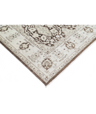Hand Knotted Serenity Wool Rug 7' 10" X 9' 11" 7' 10" X 9' 11" (239 X 302) / Brown / Ivory