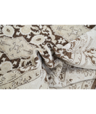 Hand Knotted Serenity Wool Rug 7' 10" X 9' 11" 7' 10" X 9' 11" (239 X 302) / Brown / Ivory