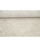 Hand Knotted Serenity Wool Rug 6' 6" X 9' 11" 6' 6" X 9' 11" (198 X 302) / Brown / Ivory