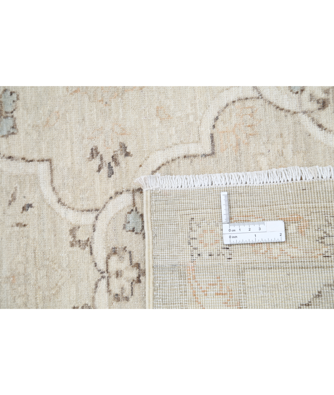 Hand Knotted Serenity Wool Rug 8' 0" X 10' 1" 8' 0" X 10' 1" (244 X 307) / Brown / Ivory
