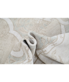 Hand Knotted Serenity Wool Rug 5' 2" X 9' 10" 5' 2" X 9' 10" (158 X 300) / Taupe / Ivory