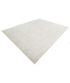 Hand Knotted Serenity Wool Rug 9' 3" X 11' 10" 9' 3" X 11' 10" (282 X 361) / Brown / Ivory