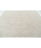 Hand Knotted Serenity Wool Rug 9' 3" X 11' 10" 9' 3" X 11' 10" (282 X 361) / Brown / Ivory