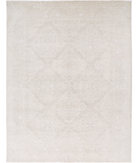 Hand Knotted Serenity Wool Rug 9' 3" X 11' 10" 9' 3" X 11' 10" (282 X 361) / Brown / Ivory