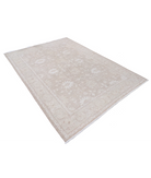 Hand Knotted Serenity Wool Rug 6' 0" X 8' 4" 6' 0" X 8' 4" (183 X 254) / Ivory / Brown