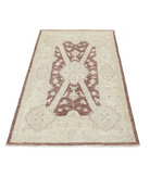 Hand Knotted Serenity Wool Rug 3' 2" X 5' 1" 3' 2" X 5' 1" (97 X 155) / Brown / Ivory