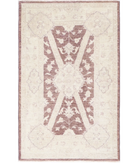 Hand Knotted Serenity Wool Rug 3' 2" X 5' 1" 3' 2" X 5' 1" (97 X 155) / Brown / Ivory